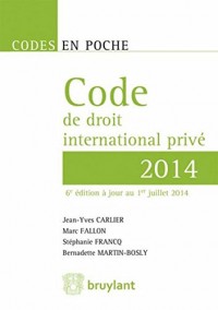 Code de droit international privé 2014