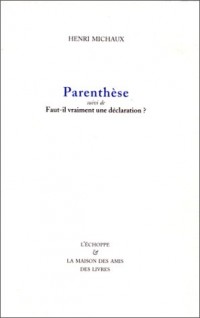 Parenthèse ,suivi de 