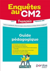 Enquêtes au CM2 Français 2021 Livre du professeur