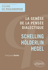 Leçons sur la Genèse de la Pensée Dialectique Schelling Hölderlin Hegel
