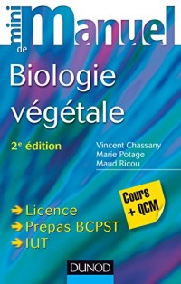Mini Manuel de Biologie végétale - 2e éd. - Cours + QCM