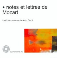 Notes et lettres de mozart/1cd