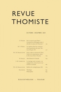 Revue thomiste - N°4/2024