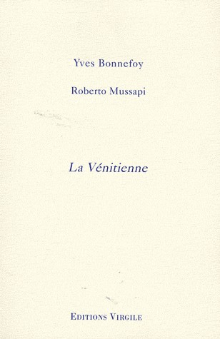 La Vénitienne : Paroles du plongeur de Paestum, édition bilingue français-italien