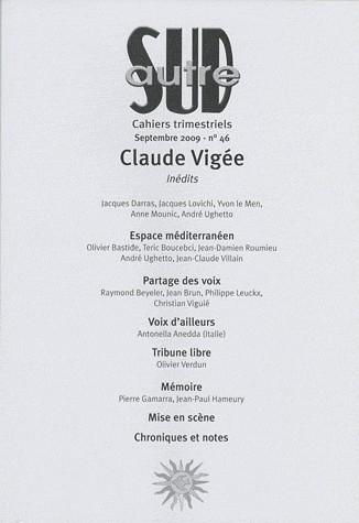 Autre Sud N46 Claude Vigee