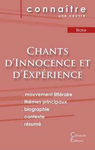 Fiche de lecture Chants d'Innocence et d'Expérience (analyse littéraire de référence et résumé complet)