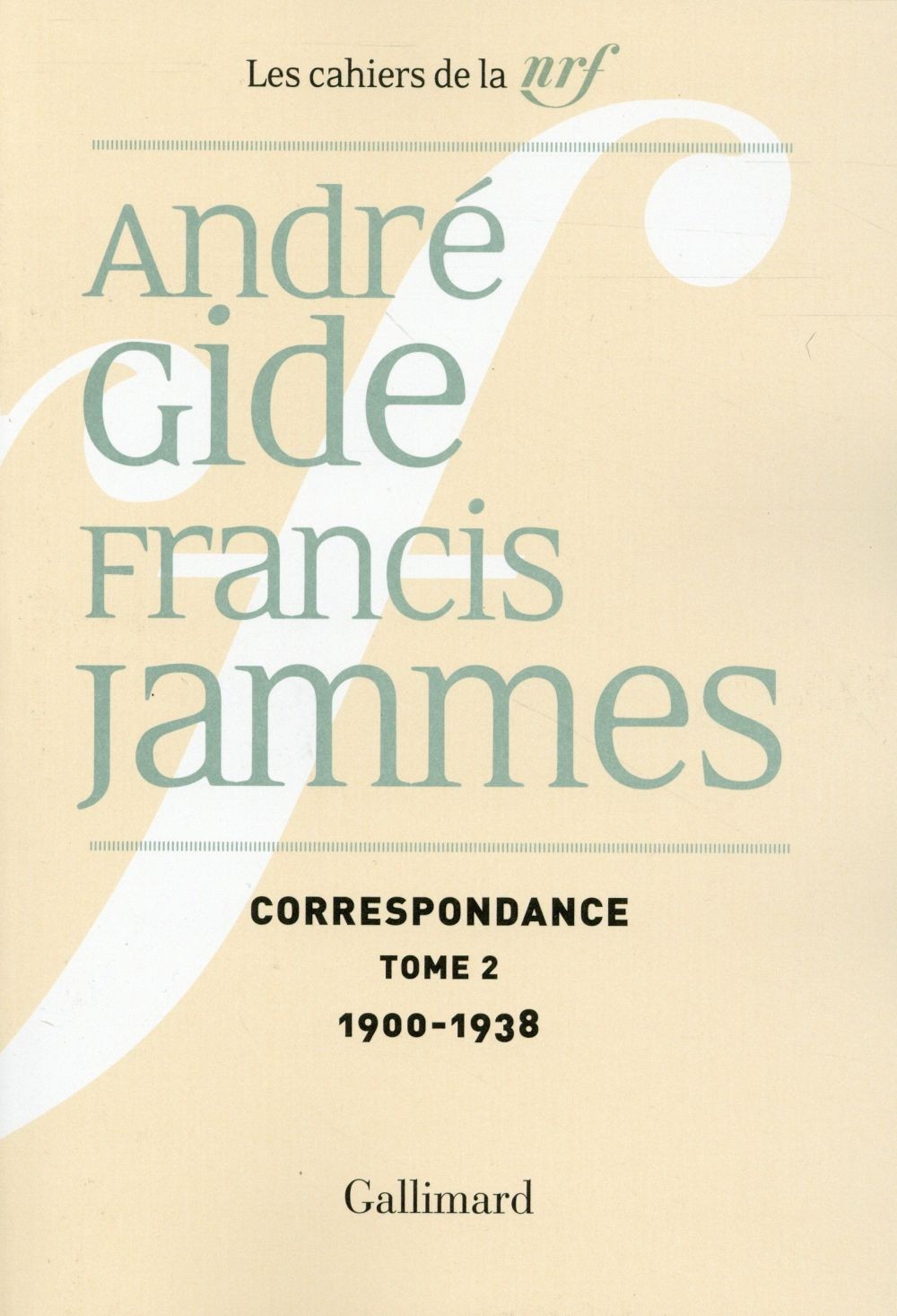 Correspondance (Tome 2-1900-1938): (1893-1938)