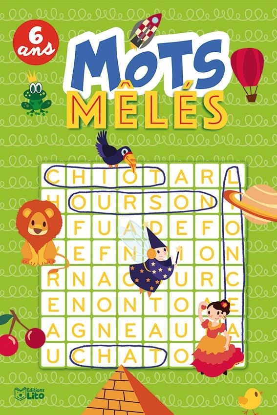 Super bloc jeux : Mots mêlés : 6 ans