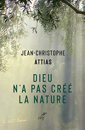 Dieu n'a pas créé la nature