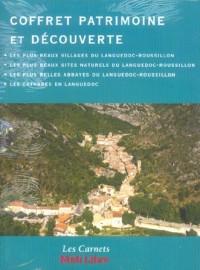 Coffret Découverte & patrimoine : Les plus beaux sites naturels ; Les plus beaux villages ; Les Cathares en Languedoc ; Les plus belles abbayes