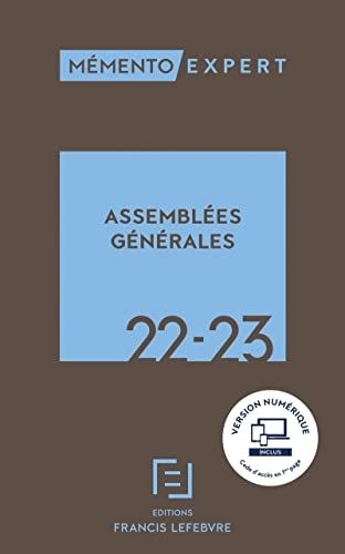 Mémento Assemblées Générales 2022-2023