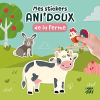 Mes stickers Ani'doux de la ferme - Livre d'activités avec grands stickers - Dès 36 mois