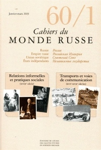 Cahiers du Monde Russe 60/1 - Varia