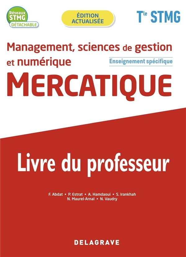 Mercatique Tle STMG (2022) - Pochette - Livre du professeur