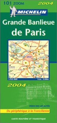 Carte routière : Grande banlieue de Paris : Du périphérique à la Francilienne, N°11101