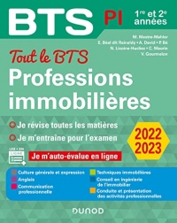 Tout le BTS Professions immobilières - 2022-2023: 1re et 2e années (2022-2023)