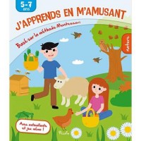 J'apprends en m'amusant Nature : Basé sur la méthode Montessori, 5-7 ans, avec autocollants et jeu mémo !
