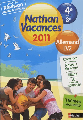 Allemand LV2 de la 4e vers la 3e Nathan vacances