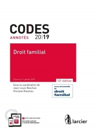 Code annoté - Droit familial - 2019: À jour au 1er janvier 2019
