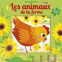 Mon livre puzzle 9 pièces: Les animaux de la ferme - Dès 2 ans