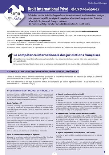 Droit International Privé - Règles générales