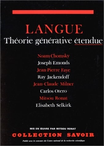 Langue. Théorie générative étendue