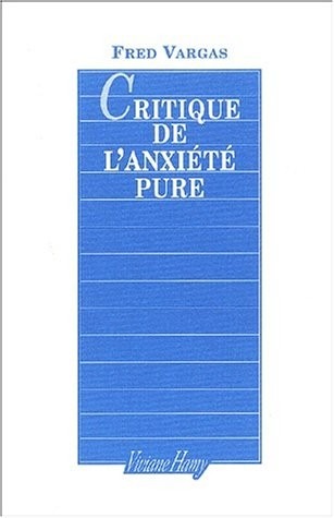 Critique de l'anxiété pure