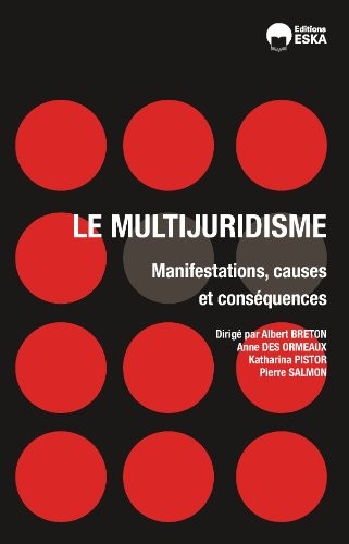 LE MULTIJURIDISME. Manifestations causes et conséquences