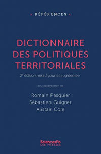 Dictionnaire des politiques territoriales : 2e édition mise à jour et augmentée