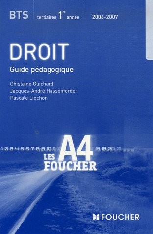 Droit BTS tertiaires 1re année : Guide pédagogique