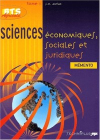 Economie, BTS agricoles, tome 1