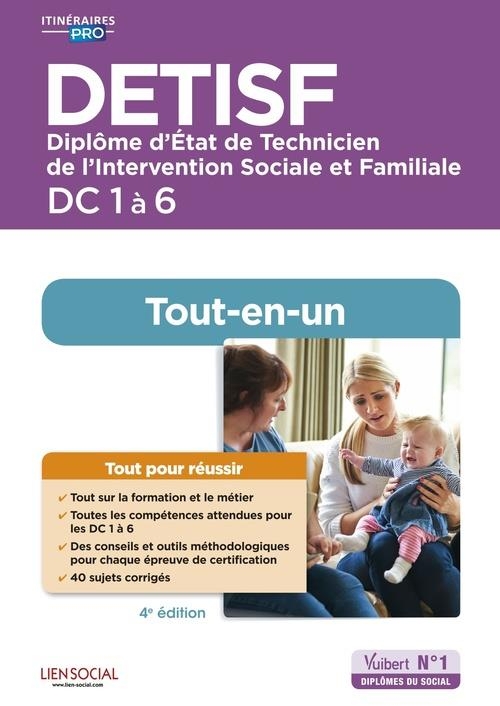 DETISF - Domaines de compétences 1 à 6 - Préparation complète pour réussir sa formation: Diplôme d'État de technicien de l'intervention sociale et familiale 2022