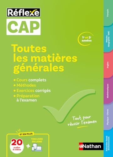 Toutes les matières générales - CAP - Réflexe - 2025