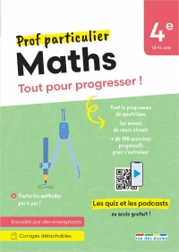Prof particulier - Maths 4e: Tout pour progresser !