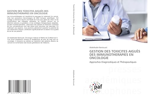 GESTION DES TOXICITES AIGUËS DES IMMUNOTHERAPIES EN ONCOLOGIE: Approches Diagnostiques et Thérapeutiques