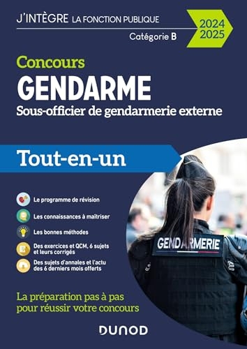 Concours Gendarme - Sous-officier de gendarmerie externe - 2024/2025: Tout-en-un