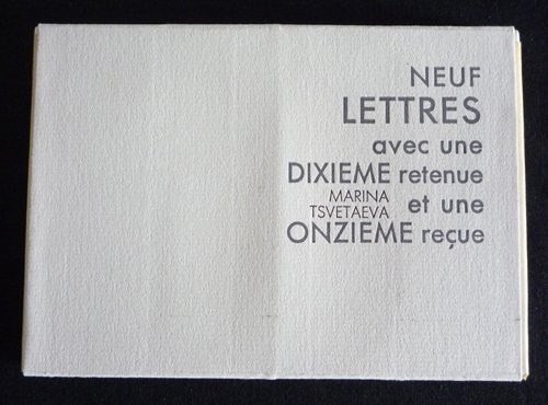 Neuf lettres avec une dixième retenue et une onzième reçue