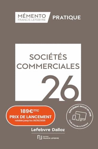 Mémento Sociétés commerciales 2026