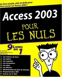 Access 2003, 9 en 1 pour les nuls