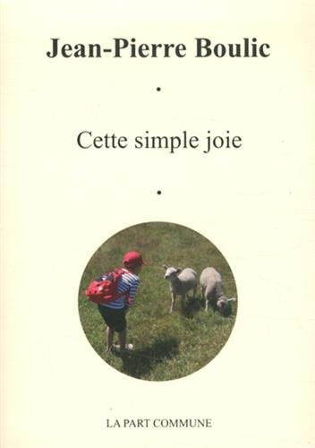 Cette simple joie