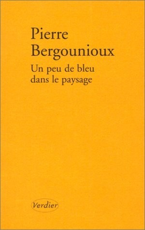 Un peu de bleu dans le paysage