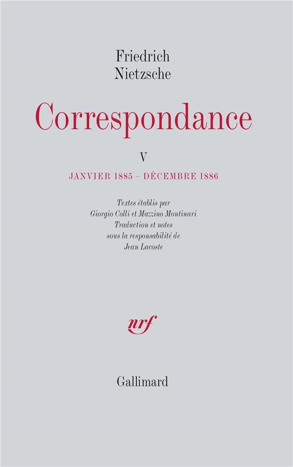 Correspondance (Tome 5)
