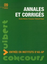 Concours d'entrée en instituts d'AS-AP : Annales et corrigés