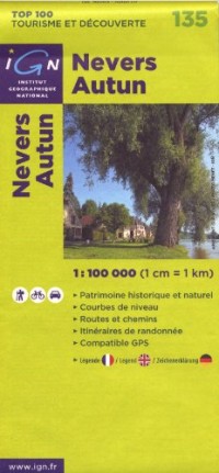 Nevers Autun : 1/100 000