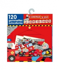 Je construis, je joue avec les gommettes - la caserne des pompiers - de 3 à 5 ans