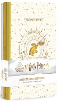 Harry Potter - Papeterie - Harry Potter Constellation : Pack de 3 Cahiers Poufsouffle