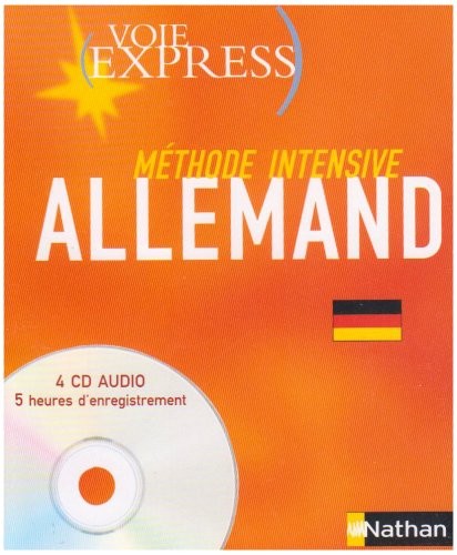 ALLEMAND - Méthode intensive (Voie Express). Coffret 4 CD