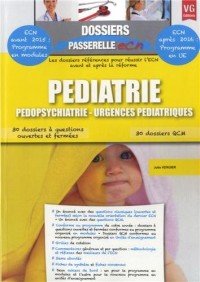 Pédiatrie, pédopsychiatrie-urgences pédiatriques