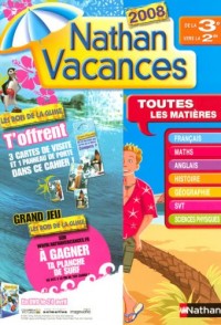 Nathan vacances de la 3e vers la 2e