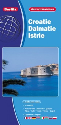 Carte internationale Berlitz, numéro 681058 : Croatie - Dalmatie - Istrie